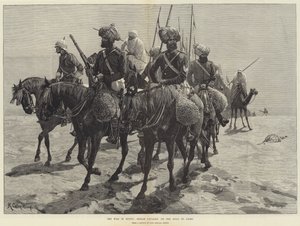 Krigen i Egypten, indisk kavaleri på vej til Cairo